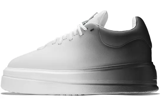 Кроссовки NORVINCY Skateboarding Shoes Unisex Low-top, белый/черный