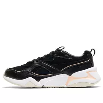Кроссовки nova 2 suede 'peach parfait' Puma, черный