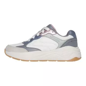 Кроссовки Nova Jogger Kids, детские, низкие, белые/серые Skechers, белый/серый