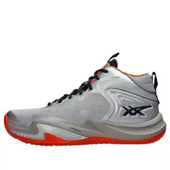 Кроссовки nova surge 3 'silver black' Asics, серебряный