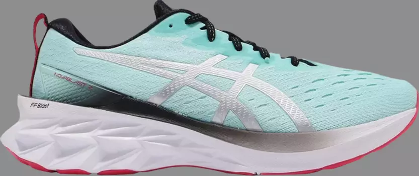 Кроссовки novablast 2 'clear blue' Asics, синий