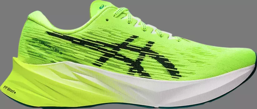 Кроссовки novablast 3 'safety yellow black' Asics, желтый