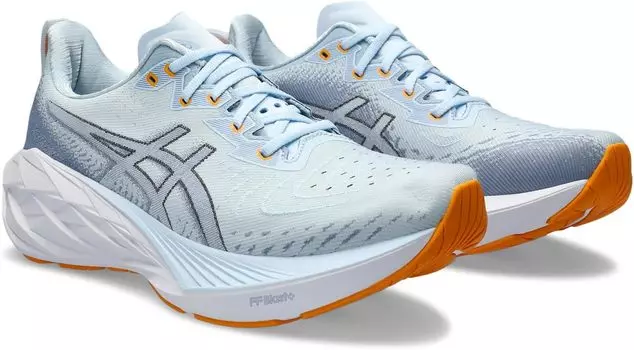 Кроссовки Novablast 4 ASICS, цвет Light Blue/Light Navy