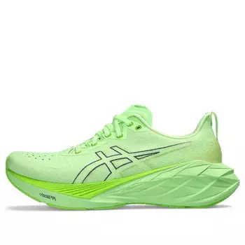 Кроссовки novablast 4 широкие Asics, зеленый