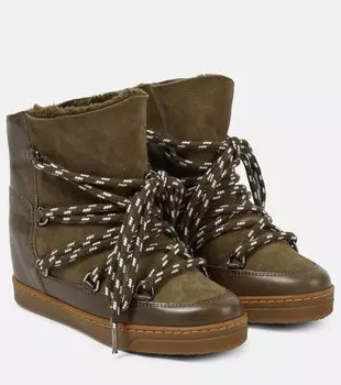 Кроссовки nowles Isabel Marant, зеленый