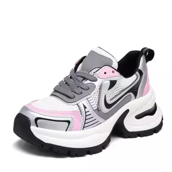 Кроссовки NRDROFFICIAL Chunky Sneakers Women's Low-top, серебряный