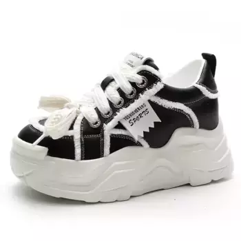 Кроссовки NRDROFFICIAL Chunky Sneakers Women's Low-top, черный
