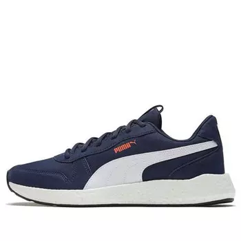 Кроссовки nrgy neko retro 'peacoat white' Puma, синий