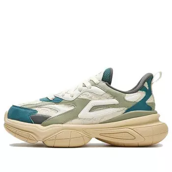 Кроссовки nucleo icona chunky sneakers 'white green teal' Fila, белый