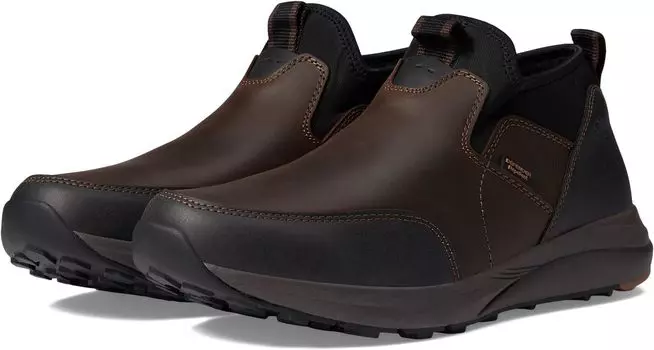 Кроссовки Nunn Bush Excursion Moccasin Toe Slip-On Boot, цвет Brown Crazy Horse