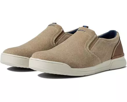 Кроссовки Nunn Bush Kore Tour Canvas Plain Toe Slip-On, цвет Stone