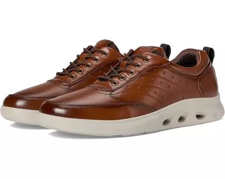 Кроссовки Nunn Bush Ponte Moc Toe Sneakers Hybrid Oxford Dress Casual Lightweight Athletic Style Lace Up, цвет Cognac
