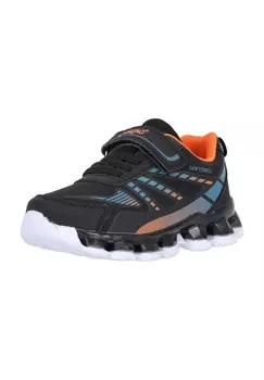 Кроссовки Nunstu с мигалками ZIGZAG, цвет 1001 Black