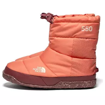 Кроссовки nuptse apres booties 'coral sunrise wild ginger' The North Face, оранжевый