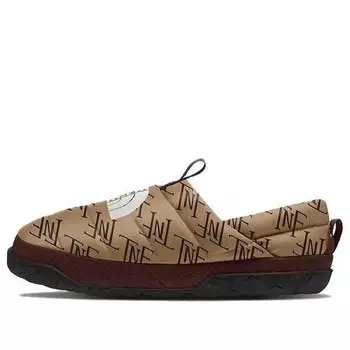 Кроссовки nuptse mules 'almond butter monogram' The North Face, бежевый