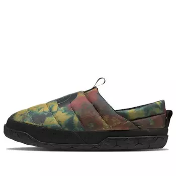 Кроссовки nuptse mules 'green dye' The North Face, зеленый