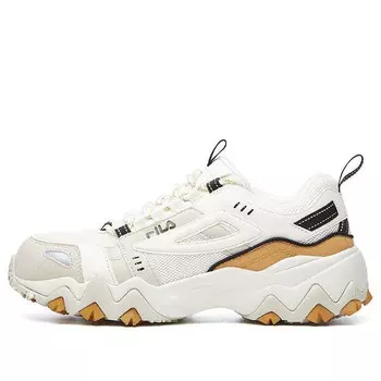 Кроссовки oakmont low running shoes white/yellow Fila, белый