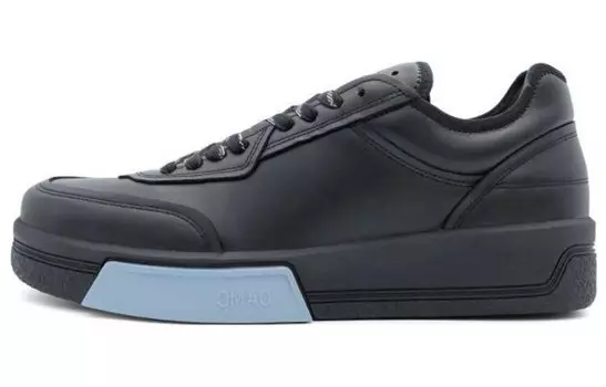 Кроссовки OAMC Cosmos Cupsole Low-top Leather Sneakers, черный