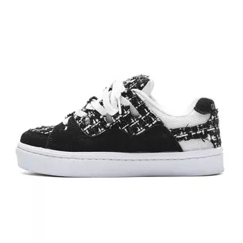 Кроссовки OAOQ Skateboarding Shoes Unisex Low-top, черный/белый