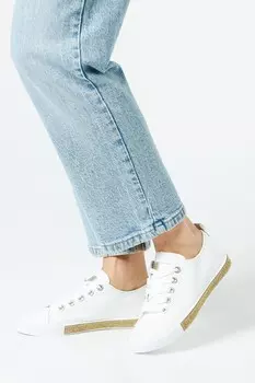 Кроссовки Oasis Kadie со стразами, золотой