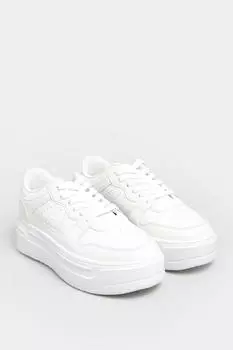 Кроссовки очень широкой посадки Yours, белый
