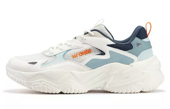 Кроссовки Ode Chunky для мужчин с низким верхом, белый/голубой, с эффектом водяного тумана 361°