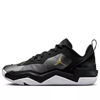 Кроссовки один дубль 4 Air Jordan, черный