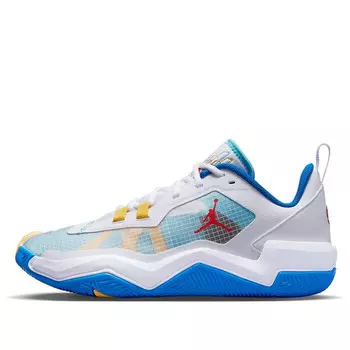 Кроссовки один дубль 4 Air Jordan, голубой