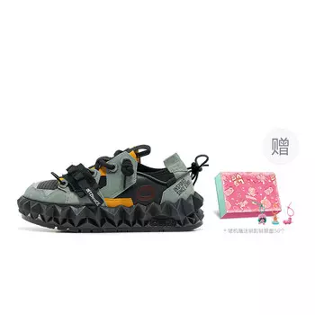 Кроссовки OETZI Iceberg Series Skateboarding Shoes Unisex Low-top, черный