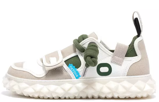 Кроссовки OETZI Lifestyle Shoes Unisex Low-top White Spells Gray, белый