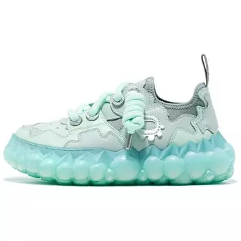 Кроссовки OETZI Lifestyle Shoes Unisex Low-top Light Green With Light Gray, светло-зеленый