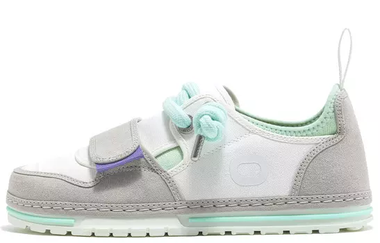 Кроссовки OETZI Skateboarding Shoes Unisex Low-top White/gray, белый