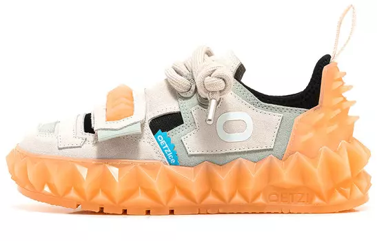 Кроссовки OETZI Skateboarding Shoes Unisex Low-top Light Gray Spelled Gray-green, зеленый