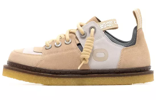 Кроссовки OETZI Skateboarding Shoes Unisex Low-top Brown Gray, хаки