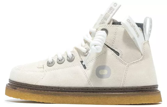 Кроссовки OETZI Skateboarding Shoes Unisex Mid-top White, белый