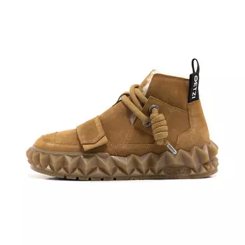 Кроссовки OETZI Skateboarding Shoes Unisex Mid-top Brown, коричневый