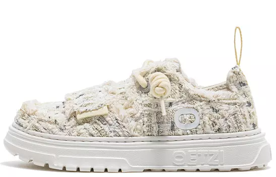 Кроссовки OETZI Skateboarding Shoes Women's Low-top Beige, бежевый