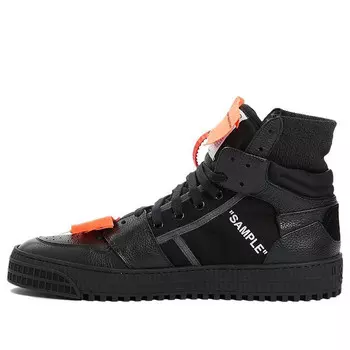 Кроссовки off court 3.0 high 'black orange' Off-White, черный