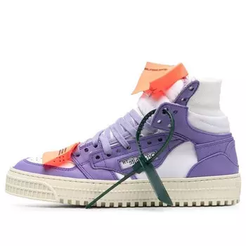 Кроссовки off-court 3.0 leather high-top 'purple white' Off-White, фиолетовый