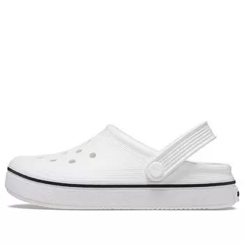 Кроссовки off court clogs 'white' Crocs, белый