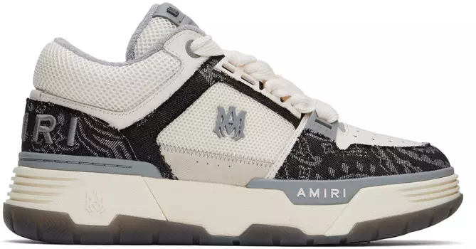 Кроссовки Off-White Bandana Denim MA-1 AMIRI, черный