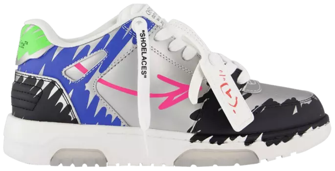 Кроссовки Off-White BSTROY x Off-White Wmns Out of Office 'Black Pink', серый