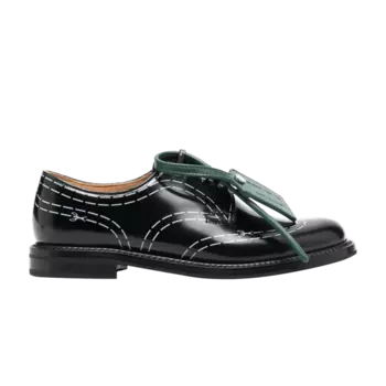 Кроссовки Off-White Church's x Off-White Wmns Shannon Derby Shoes 'Black', черный
