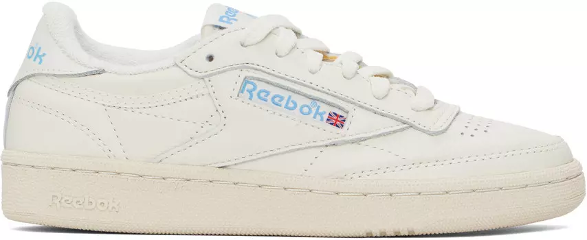 Кроссовки Off-White Club C 85 Vintage Reebok Classics, Chalk/Alabas/Skyblu