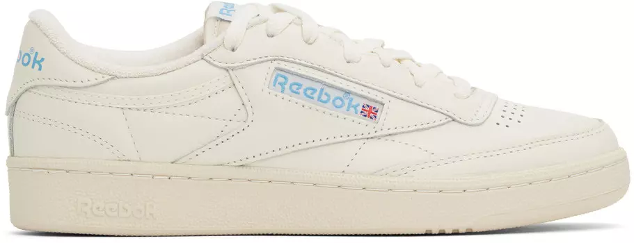 Кроссовки Off-White Club C 85 Vintage Reebok Classics, Chalk/Alabaster/Essential blue
