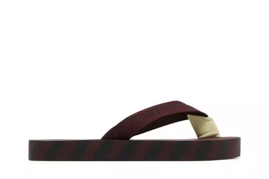 Кроссовки Off-White Flip Flops 'Graphic Print - Burgundy', красный