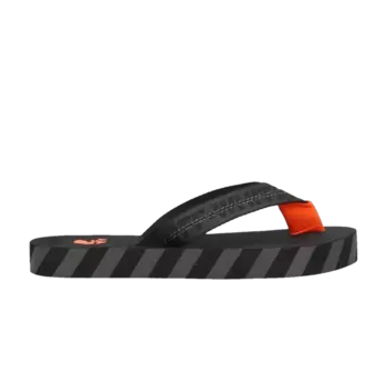 Кроссовки Off-White Flip Flops 'Logo Tape - Black', черный