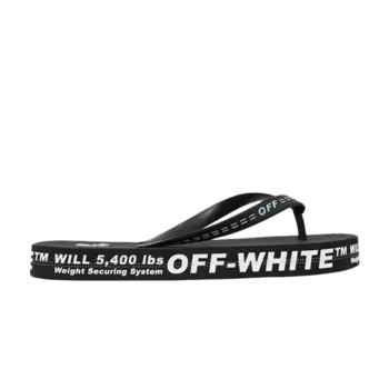Кроссовки Off-White Industrial Flip Flops 'Weight Securing System - Black', черный