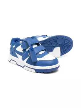 Кроссовки Off-White Kids Out of Office Straps, синий