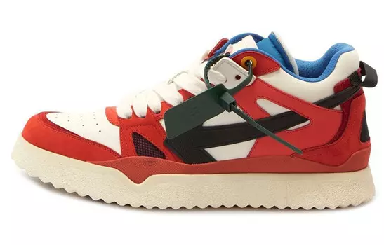 Кроссовки Off-White, красные/белые